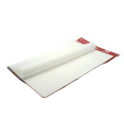 China Food Grade Greaseproof Reusable Silicone Coated Oven Safe Baking Paper for sale