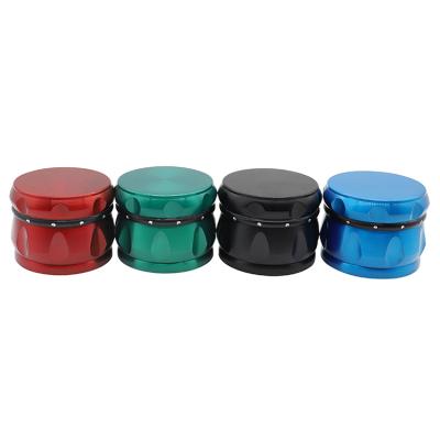 China Herb YiWu WANSEN Tobacco Weed Style 63mm Zinc Grinder Tobacco Herb Grinder For Smoker Smoking Accessories New Weed Grinder for sale