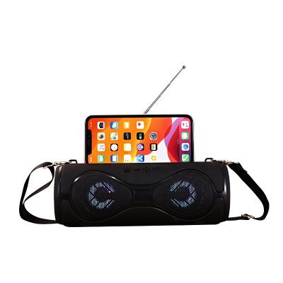 China OEM 10w Mini Portable Outdoor Led Light Bluetooth Wireless Speakers Sound Box Colorful Lightweight Subwoofer High Fidelity Music Boombox With Radio for sale