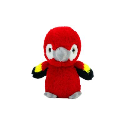 China Wholesale Cheap Stuffed Animal Toys Soft Red Parrot Toy For Kids Present Cartoon Plush Bird Parrot Stuffed Animal Toys for sale