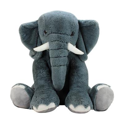 China OEM Gray Stuffed Animal Elephant Plush Soft Super Cute Toy Wholesale Cuddly Plush Stuffed Elephant for sale