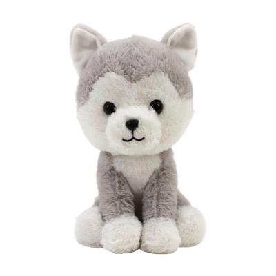 China 2021 High Quality Cheap Stuffed Plush Cute Husky Dog Toy Promotional Wholesale Soft Stuffed Plush Dog Toy for sale