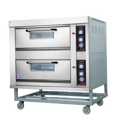 China Electric Commercial Pizza Oven 2 Trays 4 Trays Gas Supply Electric Commercial Stone Vending Mounted Oven Pizza Maker for sale