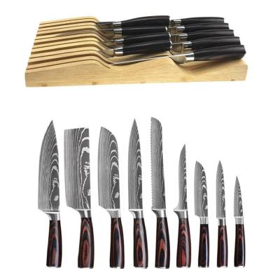 China Sustainable Durable Chef Stainless Steel Kitchen Knife Holder Chef&Tool Holder Kitchen Set for sale