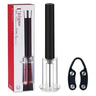 China Multifunctional Viable Stainless Steel Wine Bottle Cork Remover Vacuum Manual Wine Corkscrew for sale