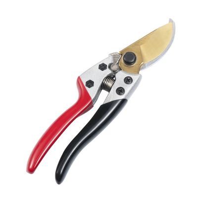 China Double Edge Sustainable Professional Hand Forged Spring Garden Flower Shears Shears With Safety Lock for sale