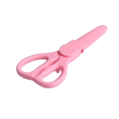 China Universal Food Cutter Safety New Arrival Shear Ceramic Kitchen Food Scissors With Protective Sheath for sale