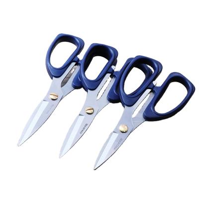 China Fabric Cutting Scissors Factory Direct 3 Size Stainless Steel Paper Cutter Fabric Cutting Office Stationery Sewing Scissors For Family for sale