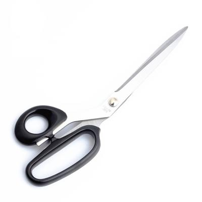 China 10 Inch Stainless Steel Classic Black Office Stationery Kitchen Scissors Cloth Cutting Promotion for sale