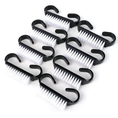 China NAIL Black Horn Brush Nail Art Cleaner Nail Dust Small Brush Nail Art Manicure Tool for sale