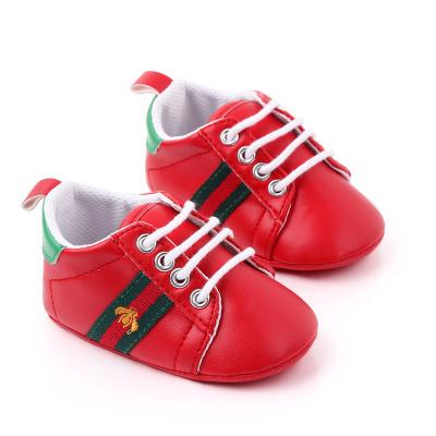 China Wholesale Spring& Autumn Lace-Up Designer Flat First Walker Casual Baby Shoes For Unisex for sale