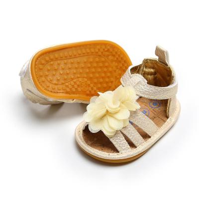 China Lovely Flower Design Breathable Hot Selling Baby Sandals For Babies for sale