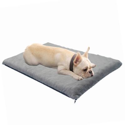 China Breathable Orthopedic Pet Pads Removable Memory Foam Pet Mats For Pet Cats Dogs Deep Sleeping for sale