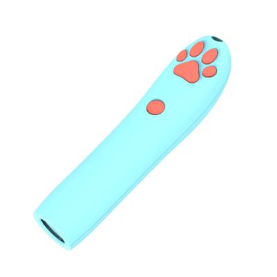 China Hot Selling Funny Interactive Game Viable Toy Projection Pen Cute Shape Cat Teaser LED Laser Stick for sale