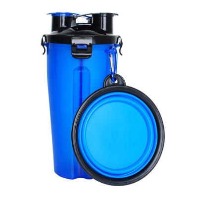 China Sustainable Durable Blue Silicone Pet Harmless Eco - Friendly Travel Bottle for sale