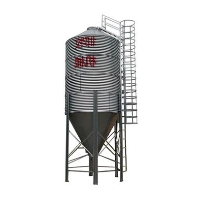 China Poultry Chicken Feed Silo 3 To 50 Ton Customized Feed Silo Galvanized Cattle Milk Storage Animal Feed Silo for sale