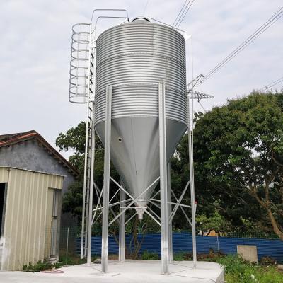 China Farms Competitive Price Storage Silo For Corn Feed Wheat Grain Pig Feed Silo for sale