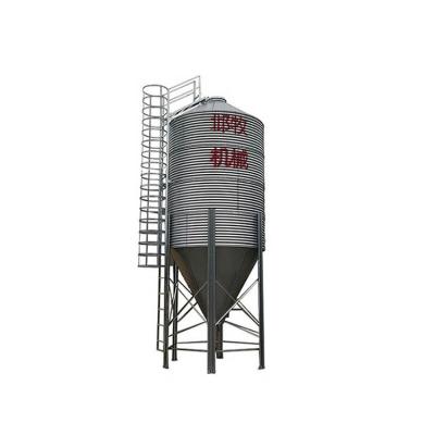 China High Performance Double Sided Galvanized Farms Factory Supply Small Grain Storage Poultry Feed Silo for sale