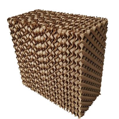 China High Quality Trusses Air Cooler Cooling Pad Evaporative Water For Corrugated Cellulose Evaporative Cooling Pad for sale