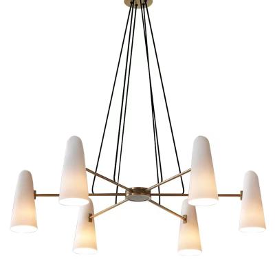 China Modern American Style Montfaucon Chandelier All Copper Modern Living Room Bedroom Study Room Simple Dining Room Around Chandelier for sale