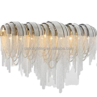 China 2021 hot sale high quality large modern new technology chain decorative chandeliers for living room made in China for sale