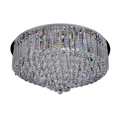 China Surface Mounted Lamparas Modern Cheap Fixtures Bedroom Modern Custom Droplight Crystal Ceiling Lights for sale