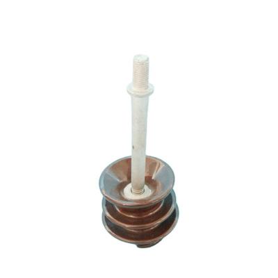 China Electrical Performance 33KV Ceramic Pin Type Porcelain Insulator For High Voltage for sale