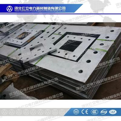 China Line Material Steel Pole Material Pole Line Crossarm Reinforcing Plate for sale