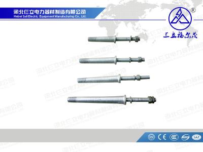 China Pin Insulator Spindle With Bolts And Nuts High Tension Galvanized for sale