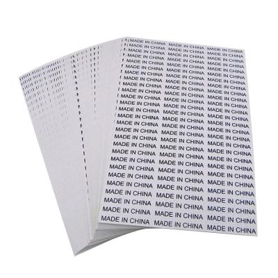 China Waterproof Made in China Label Stickers Thermal Paper Label Customized Preprinted Colored and Pure White Label Sticker for sale