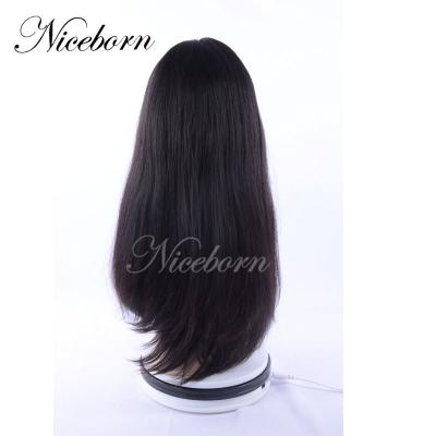 China Hot Sale Virgin Jewish Kosher Wig Top Selling Human Hair Natural Looking Brazilian Hair for sale