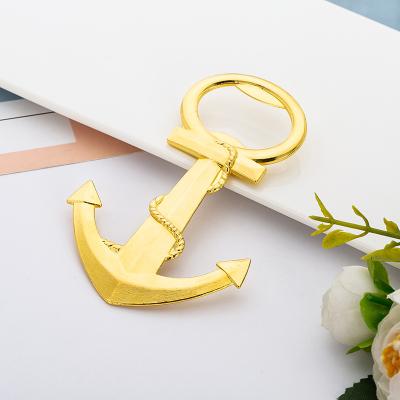 China Agriculture Metal Anchor Bottle Opener, Wedding Favors Anchor Bottle Opener Metal Sliver Antique Anchor Shaped Bottle Opener For Gift for sale