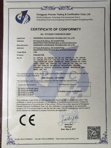 CE - Shenzhen Chuangsiqi Technology Co., Ltd.