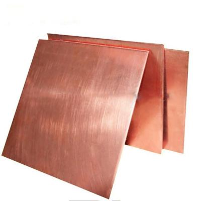 China Field China Factory Direct Sale C11000 C10200 C17200 Copper Plate Electronic Copper Sheet Supplier Price for sale