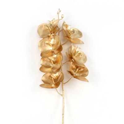 China Decorative Flower Arrangement Accessories Christmas Gold Plants, Gold Scattered Eucalyptus Etc. artificial flower tail sunflower for sale