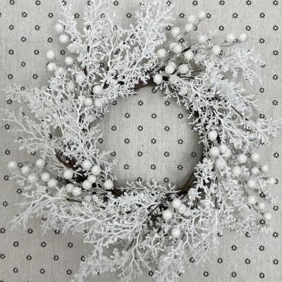 China White Christmas Garland Christmas Wreaths Wreaths Wedding Party Amazon Decoration Christmas Decorations Warm Home Garland Artificial Snow for sale