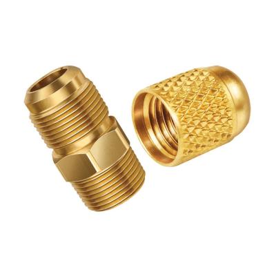 China 10 Years CW614N Hpb59 Manufacture Experience Brass 1/4 Inch Degree Copper Swivel Nipple Pipe Fitting Supplier for sale