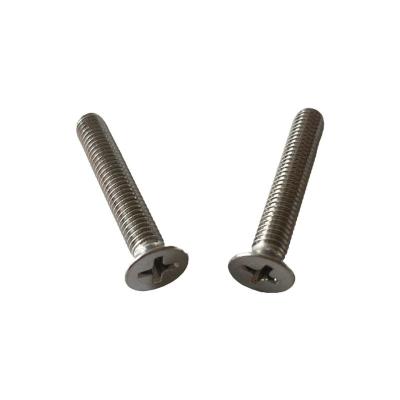 China Good quality pan cross recessed stainless steel countersunk flat head machine screw din965 for sale