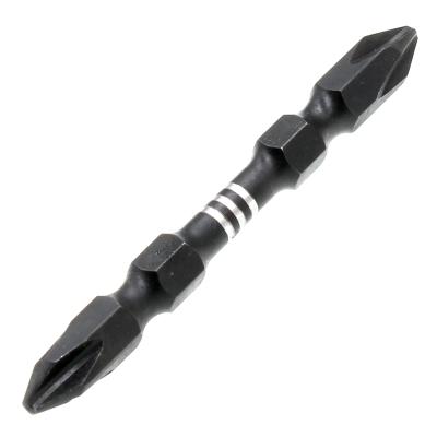 China Attach/detach ph2 philip S2 Ph2 screw impact screwdriver bit double head magnetic hex screwdriver bit for sale