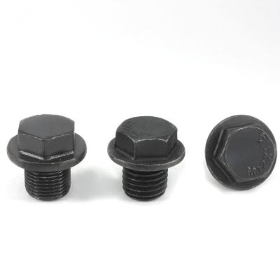 China HEX China Factory Black Hex Flange Hex-Duty Hex Head Screw Plugs G1/4 Din 910 for sale