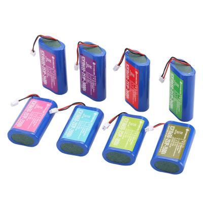 China Rechargeable toys 7.4v 18650 lithium ion secondary liion battery pack with protection circuit kc certified for sale