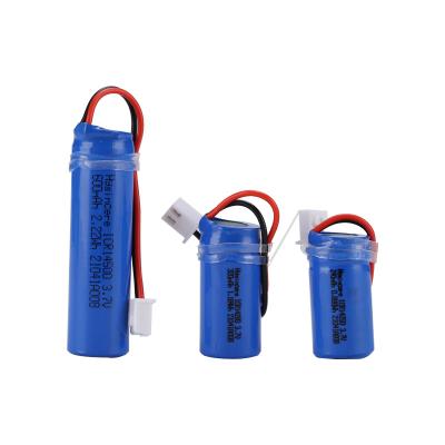 China Cylindrical rechargeable toys lithium battery ICR14500 3.7v 750mAh 800mAh 14500 3.2v 300mah batterij kc 3.7 bateria liion LC usb for sale