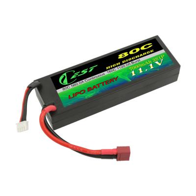 China 1:10 RC Stunt Car Gas Battery Pack 14.7 Boats Nitro Power 1500v 7.4 Li-PO 5000mah RC jen cells 3s lithium plan cells for rc for sale