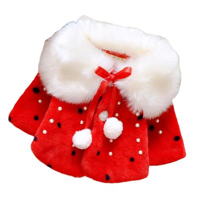 China 2021 Autumn And Winter New Style Anti-shrink Plush Coat Girls Baby Children Thick Coat Foreign Trade Princess Clothing For Sale for sale