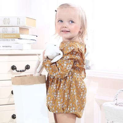 China Wholesale Spanish Newborn Baby Long Sleeve Jumpsuit Organic 95% Cotton Baby Boutique Baby Clothes for sale