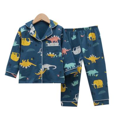 China Wholesale Hot Products Thermal Sleepwear Kids Long Sleeve Cardigan Pajamas For Toddler Organic Cotton Kids Christmas Pajamas for sale