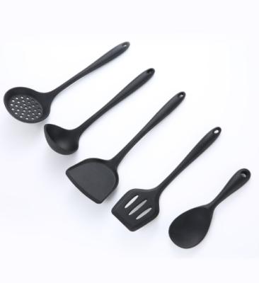 China Sustainable 5pcs Household Bakery Set Food Grade Silicone Kitchen Utensils Cookware Sets Egg Mixer Food Clamp Set for sale