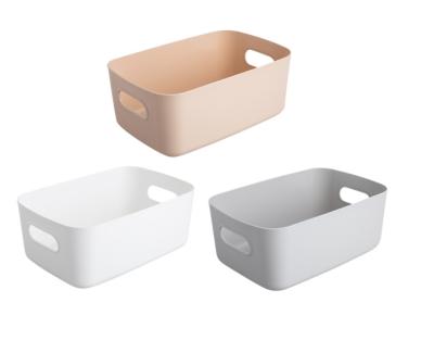 China Creative Viable Household Storage Box Clothes Food Organizer Kitchen Basket Plastic Storage Box for sale