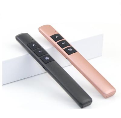 China Power Point to teach and meet 2.4G wireless laser pen for PPT paging red light laser pen remote control pen for sale