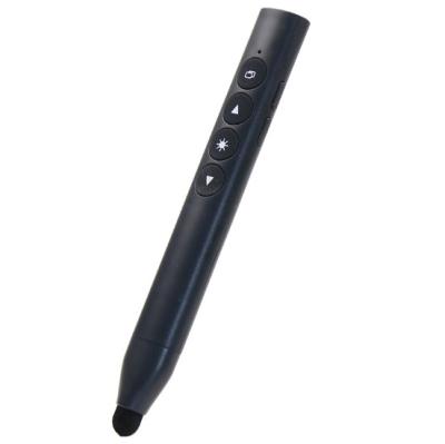 China Power Point for Teaching and Meeting 2.4G All-in-one Touch Wireless Laser Pointer Paging PPT Pen with Lithium Battery for sale